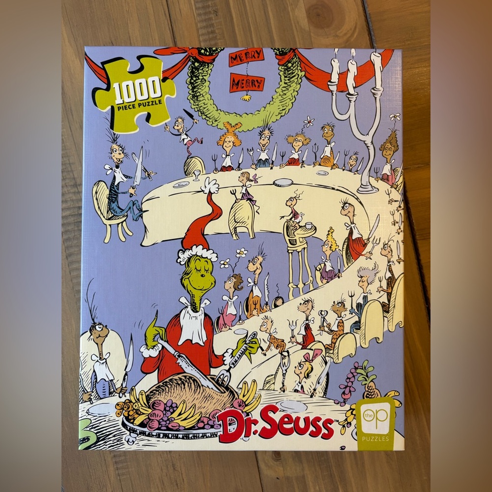 Dr. Seuss Grinch Whoville Christmas 1000 Piece Puzzle